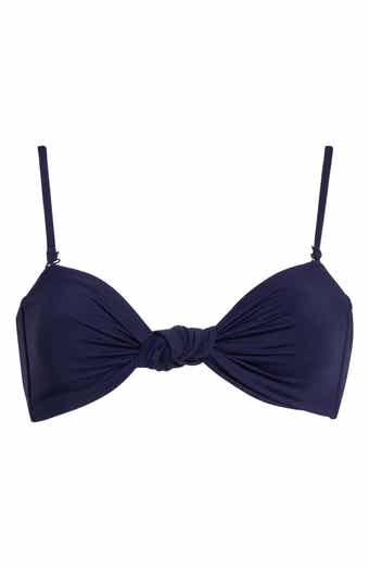 Matte Twist Bandeau Bikini Top