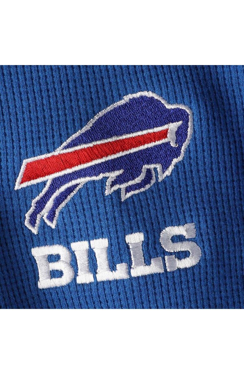 DUNBROOKE Men's Dunbrooke Royal Buffalo Bills Logo Maverick Thermal Henley Long Sleeve T-Shirt, Alternate, color, 