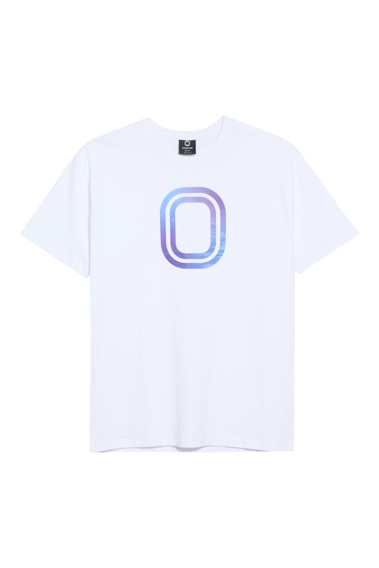 Motion Graphic T-Shirt, Main, color, WHITE