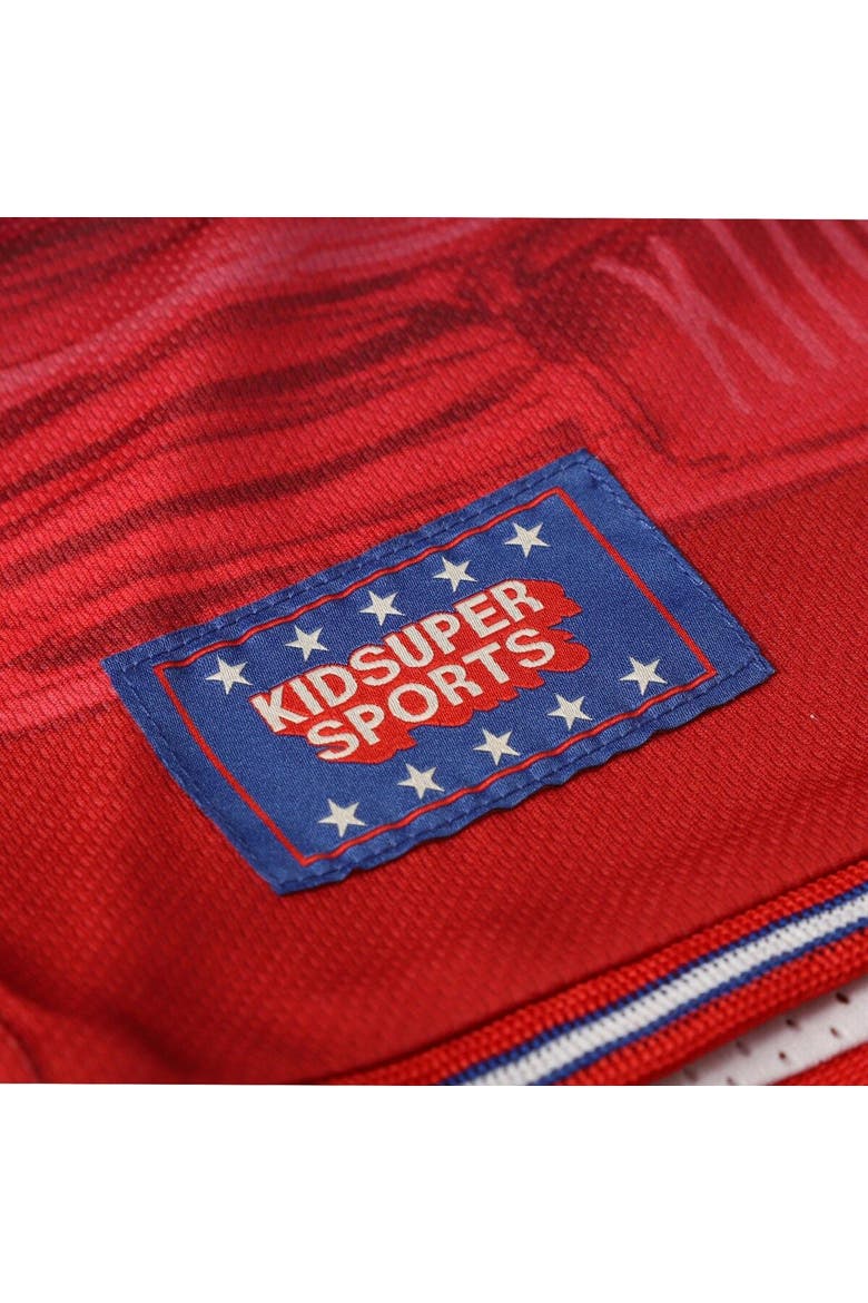Unisex NBA & KidSuper Studios by Fanatics Red Detroit Pistons Hometown Shorts, Alternate, color, Red