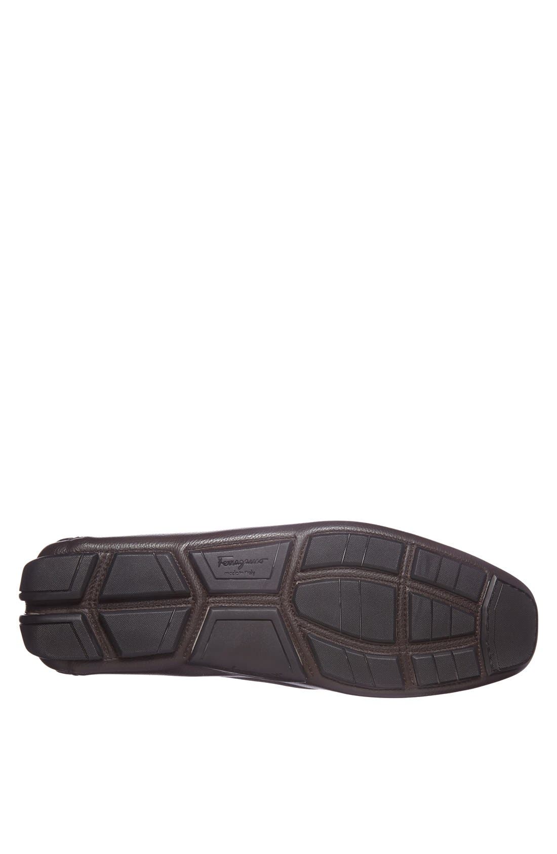 Salvatore Ferragamo 'Parigi' Driving Shoe, Alternate, color, HICKORY