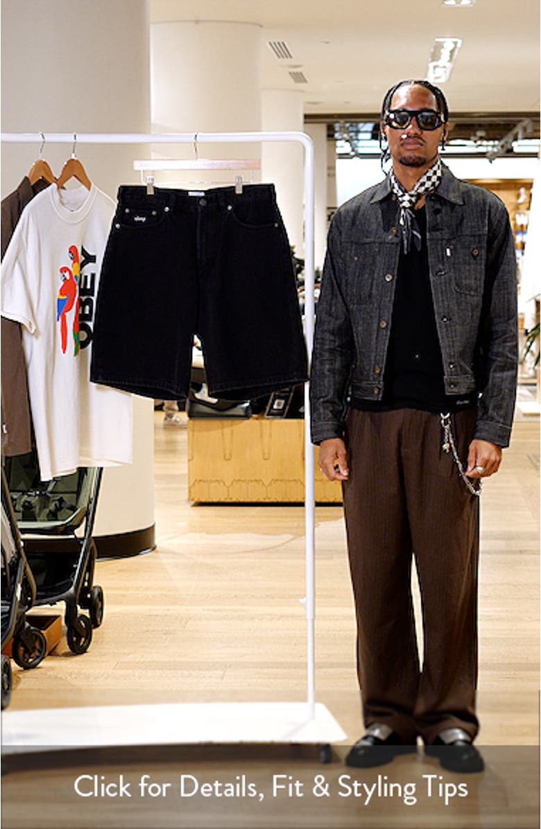 Bigwig Baggy Denim Shorts, sales video thumbnail