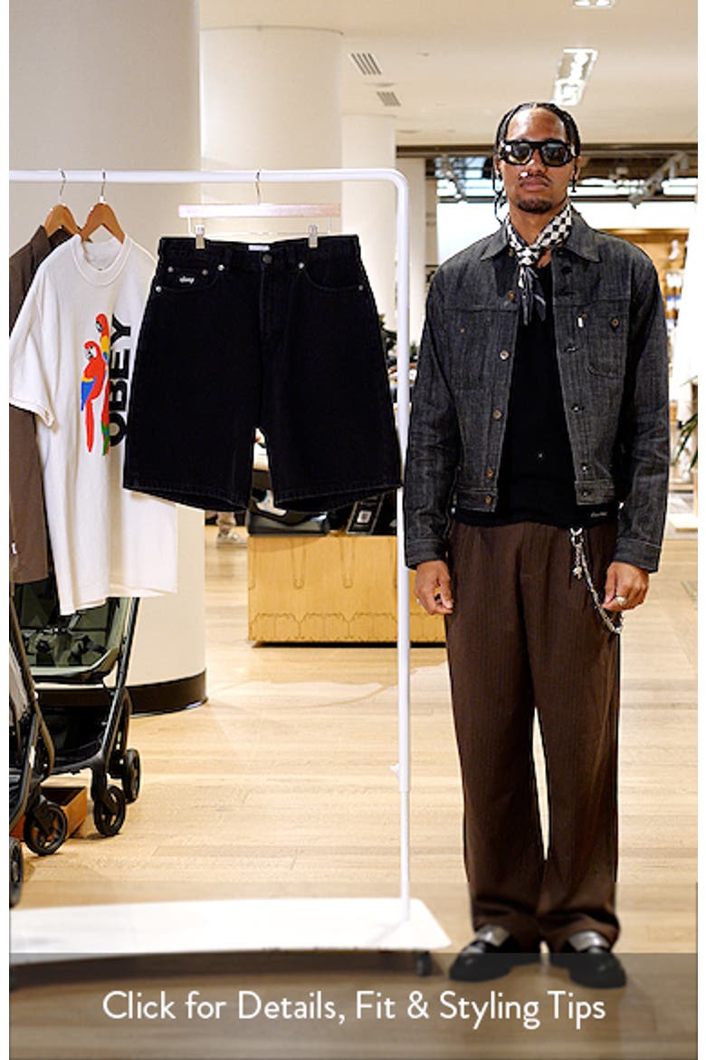 Bigwig Baggy Denim Shorts video