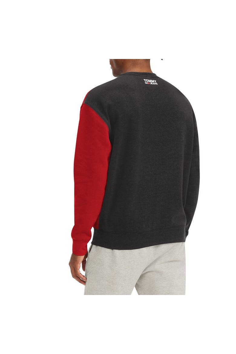 Men's Tommy Jeans Red/Black Toronto Raptors Keith Split Pullover Sweatshirt, Alternate, color, Red