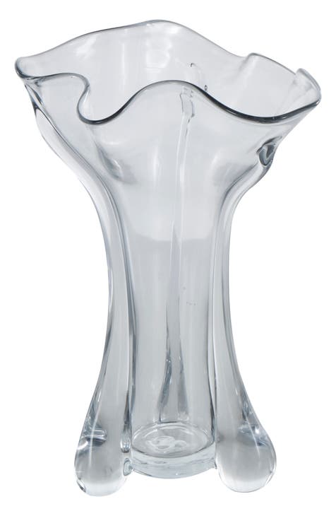 Clear Glass Vase