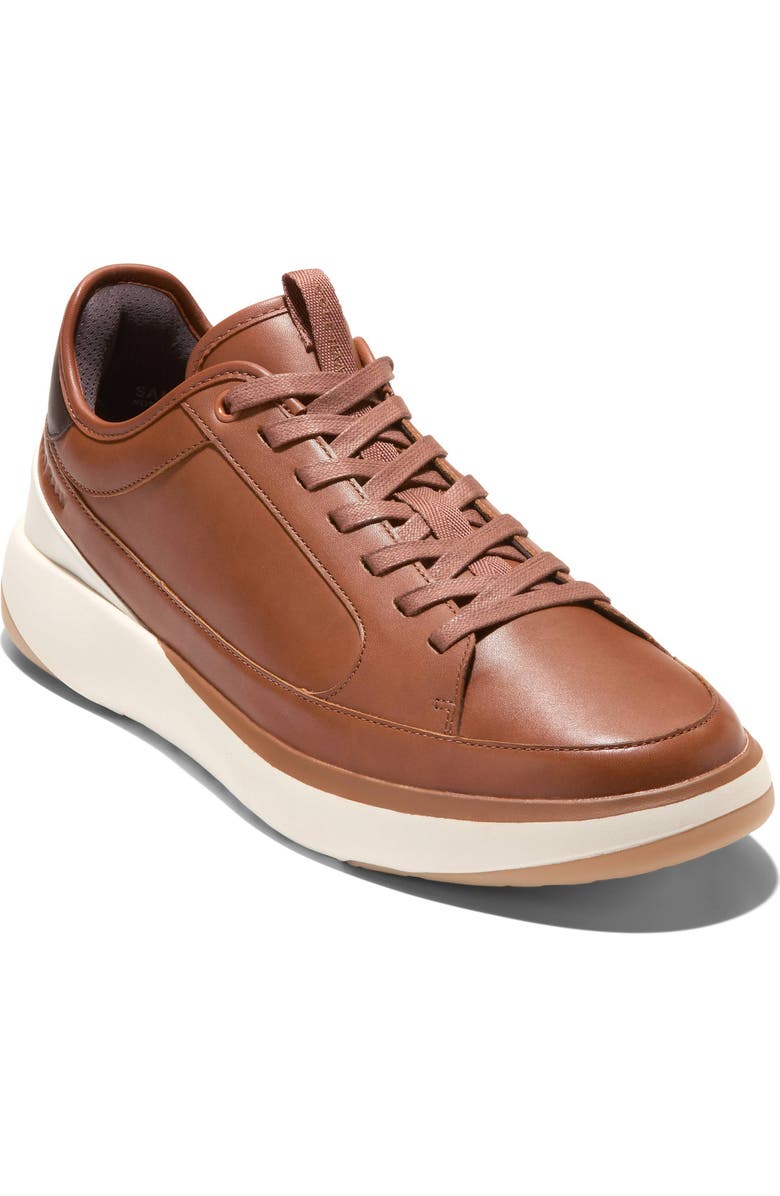 Cole Haan GrandPrø All Day Court Sneaker, Main, color, Brit Tan Dk Choc