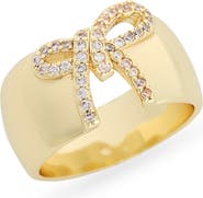 Covet Pavé Bow Cutout Ring