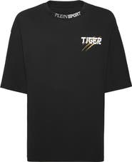 PLEIN SPORT T-Shirt Round Neck Ss Tiger Tokyo Men