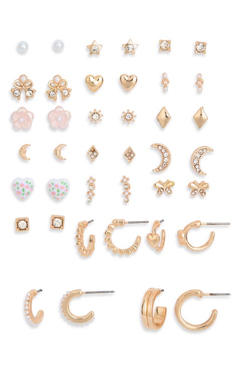 Set of 20 Assorted Earrings