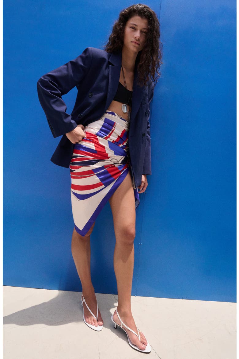Double Breasted Suit Blazer, Alternate, color, BLUE