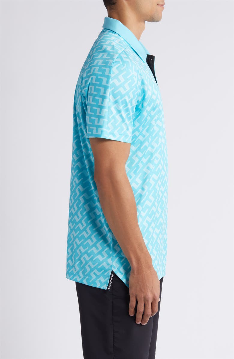 J. Lindeberg Dario Bridge Logo Performance Polo, Alternate, color, 