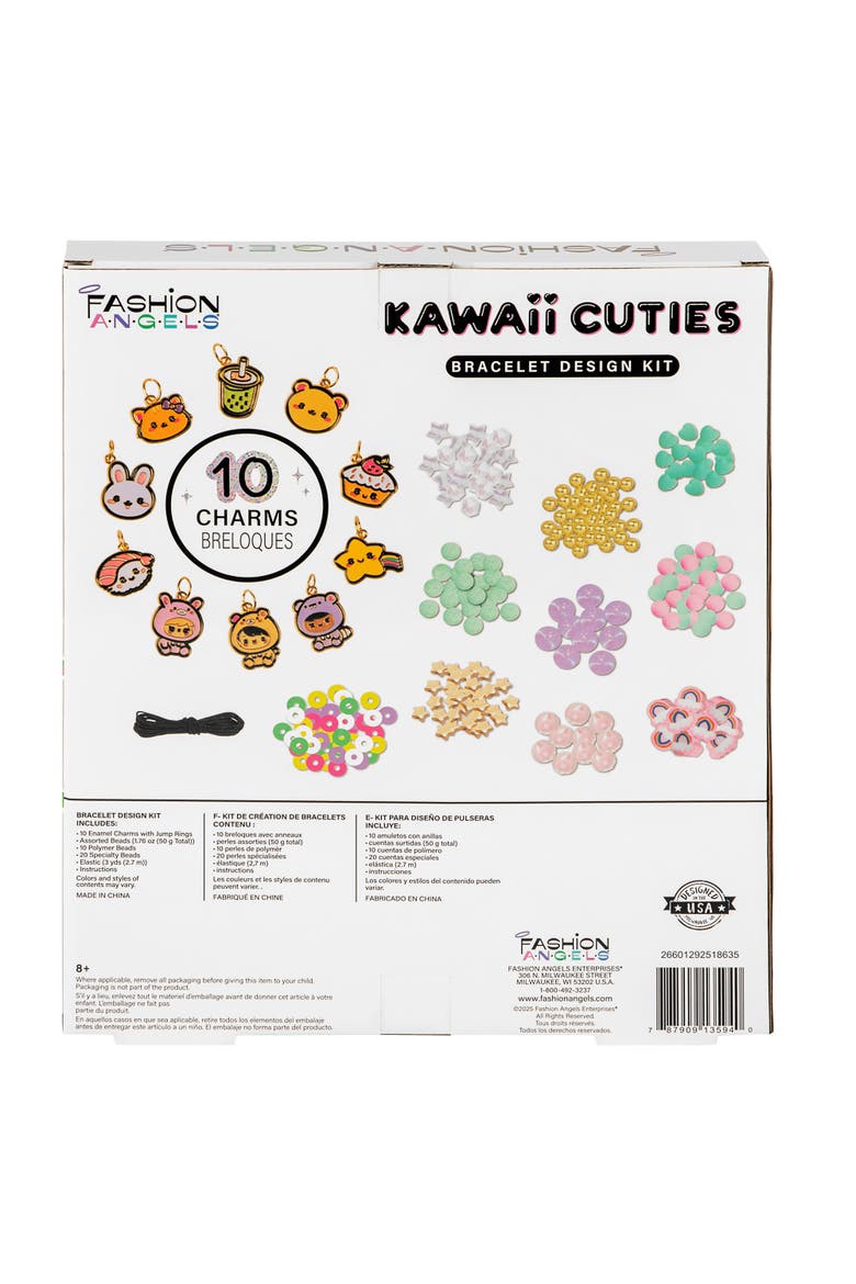 Bracelet Design Kit, Kawaii Cuties, DIY Elastic String Jewelry, Alternate, color, Multicolored