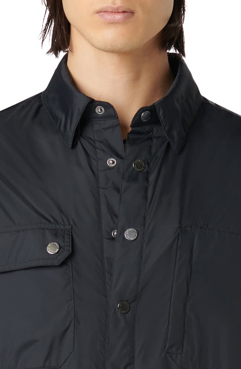 Bugatchi Water Resistant Nylon Shirt Jacket, Alternate, color,