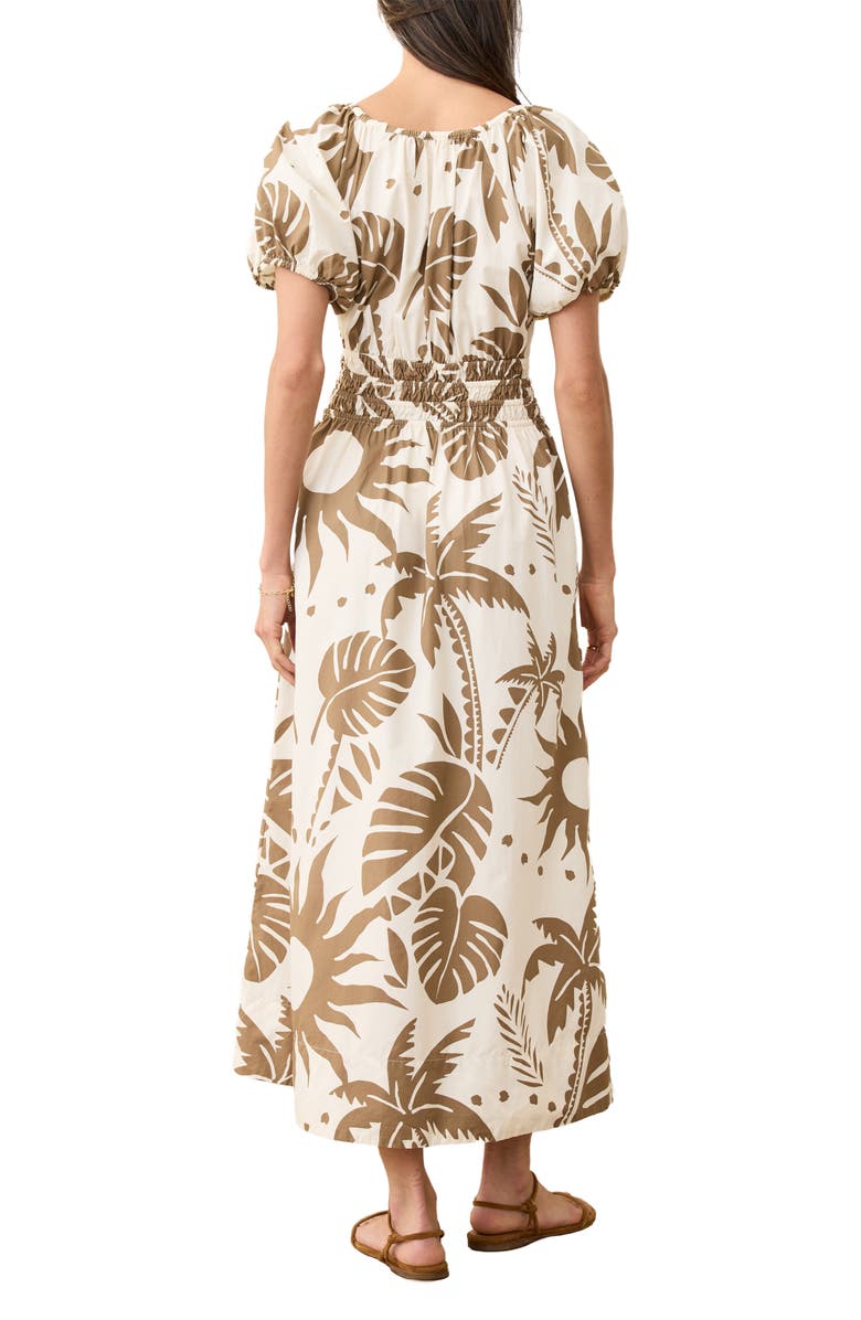 Marine Layer Emery Poplin Maxi Dress, Alternate, color, Dusk Desert