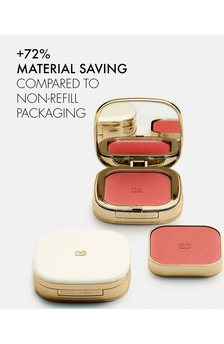 Dolce&Gabbana Cheeks & Eyes Match Lasting Blush & Eyeshadow Powder, Alternate, color, Blissful Mauve