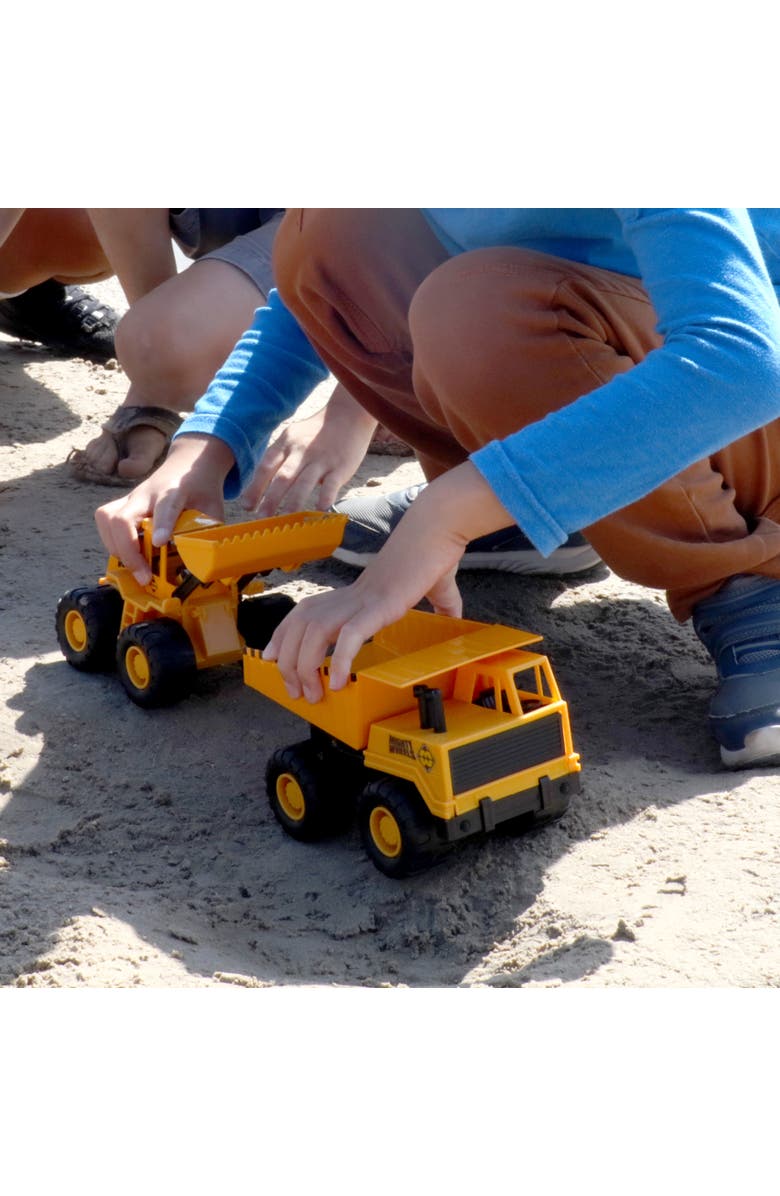 Mighty Wheels 2 Pack Construction Vehicles 7" Dump Truck & Front Loader, Alternate, color, 