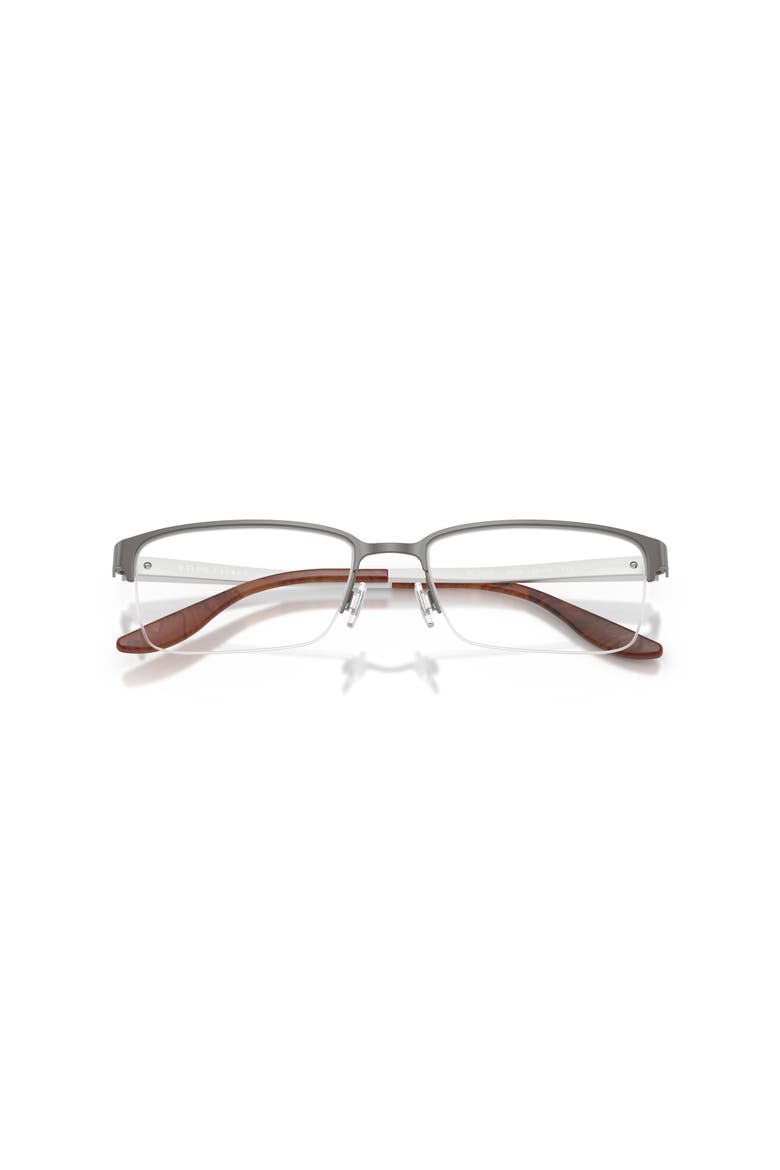 54mm Rectangle optical glasses, Alternate, color, Grey