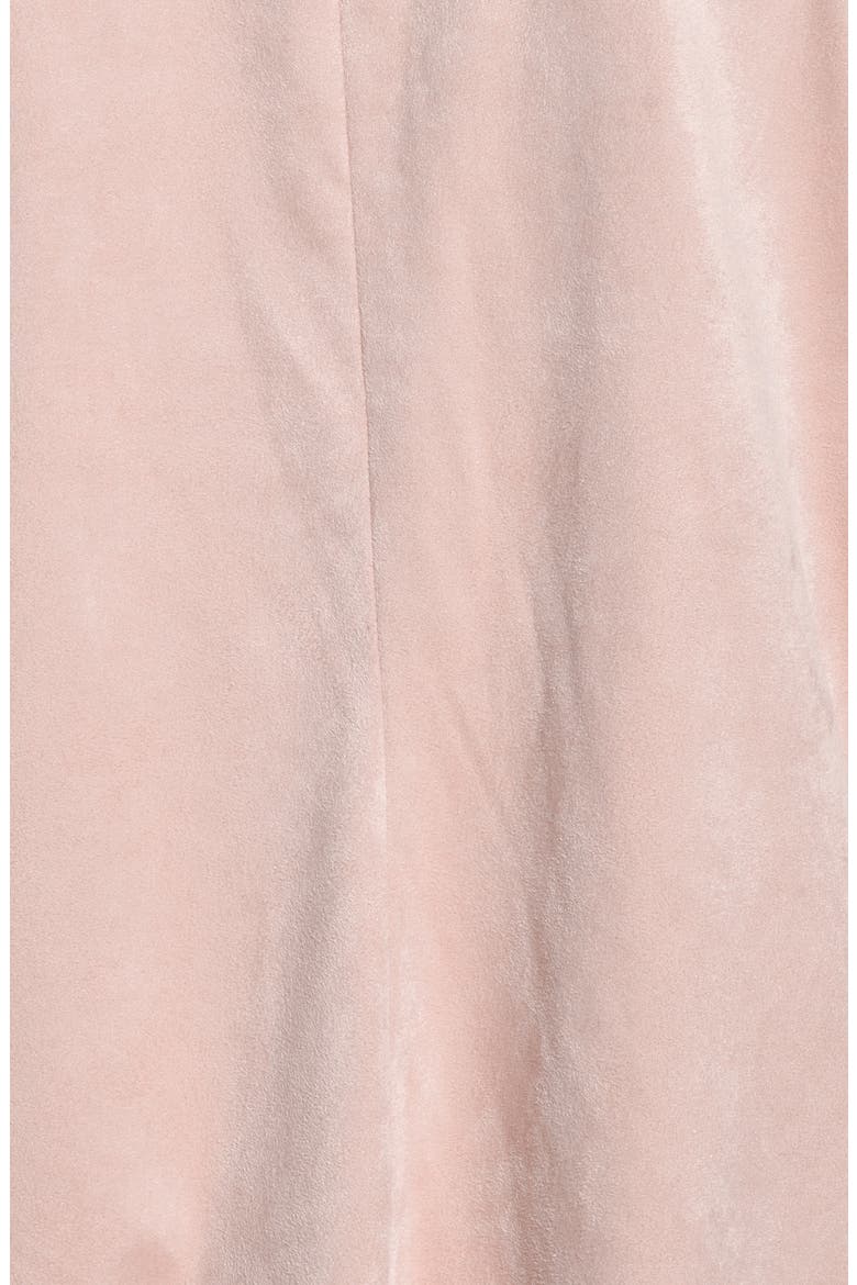 BB Dakota Drape Front Faux Suede Jacket, Alternate, color, PARCHMENT