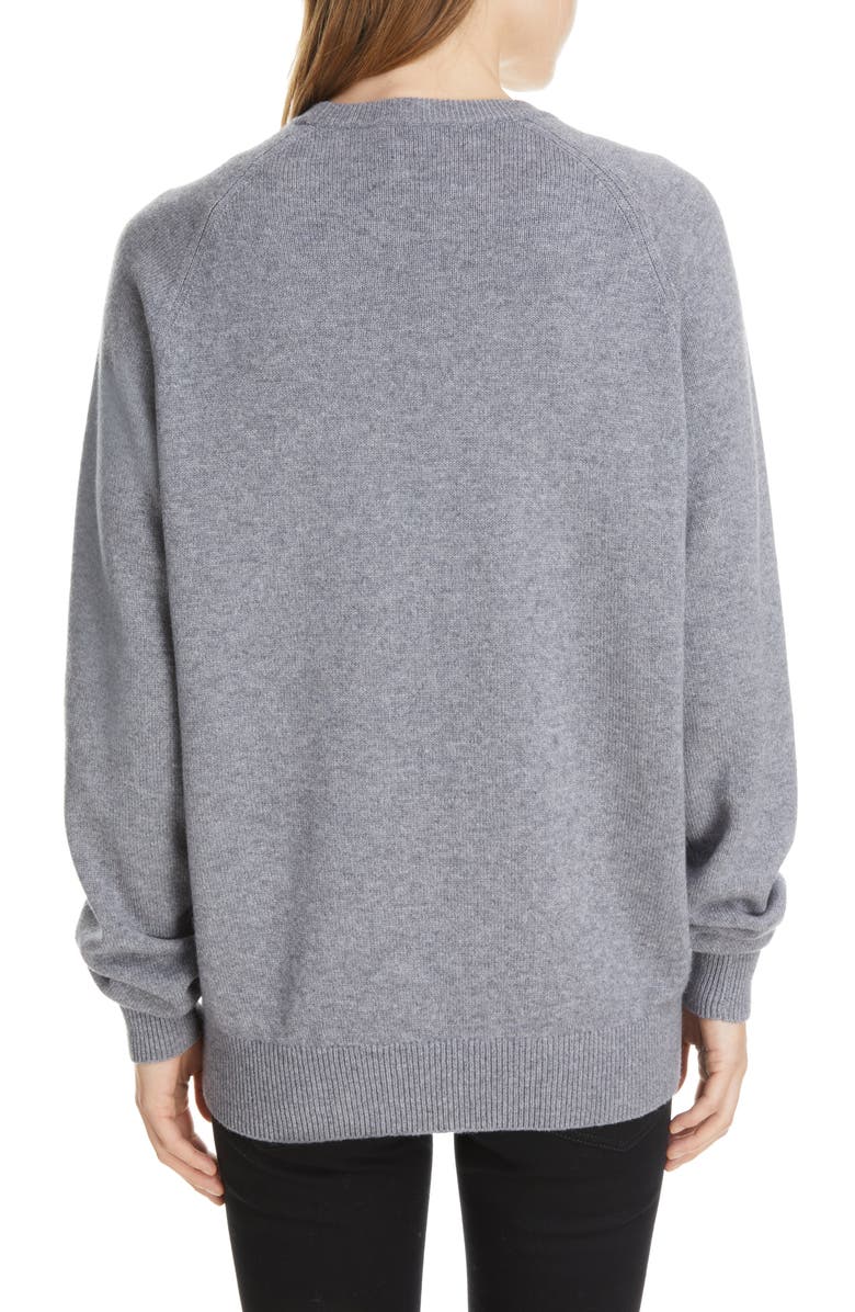 Givenchy 4G Logo Intarsia Cashmere Sweater, Alternate, color,