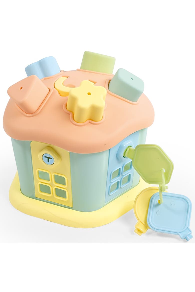 Shape Sorter, Happy House, 9 Piece Sort & Play Toy, Toddlers & Kids 12mo+, Alternate, color, Multicolored