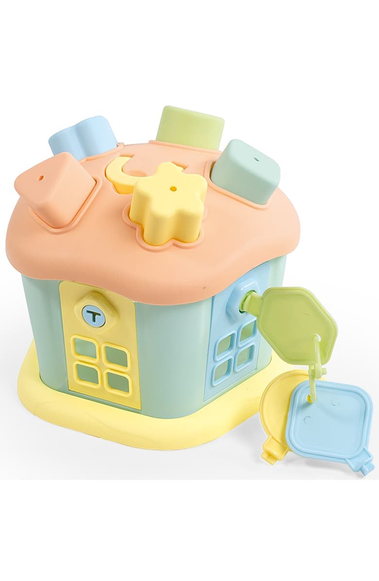 Dolu Shape Sorter, Happy House, 9 Piece Sort & Play Toy, Toddlers & Kids 12mo+, Alternate, color, Multicolored