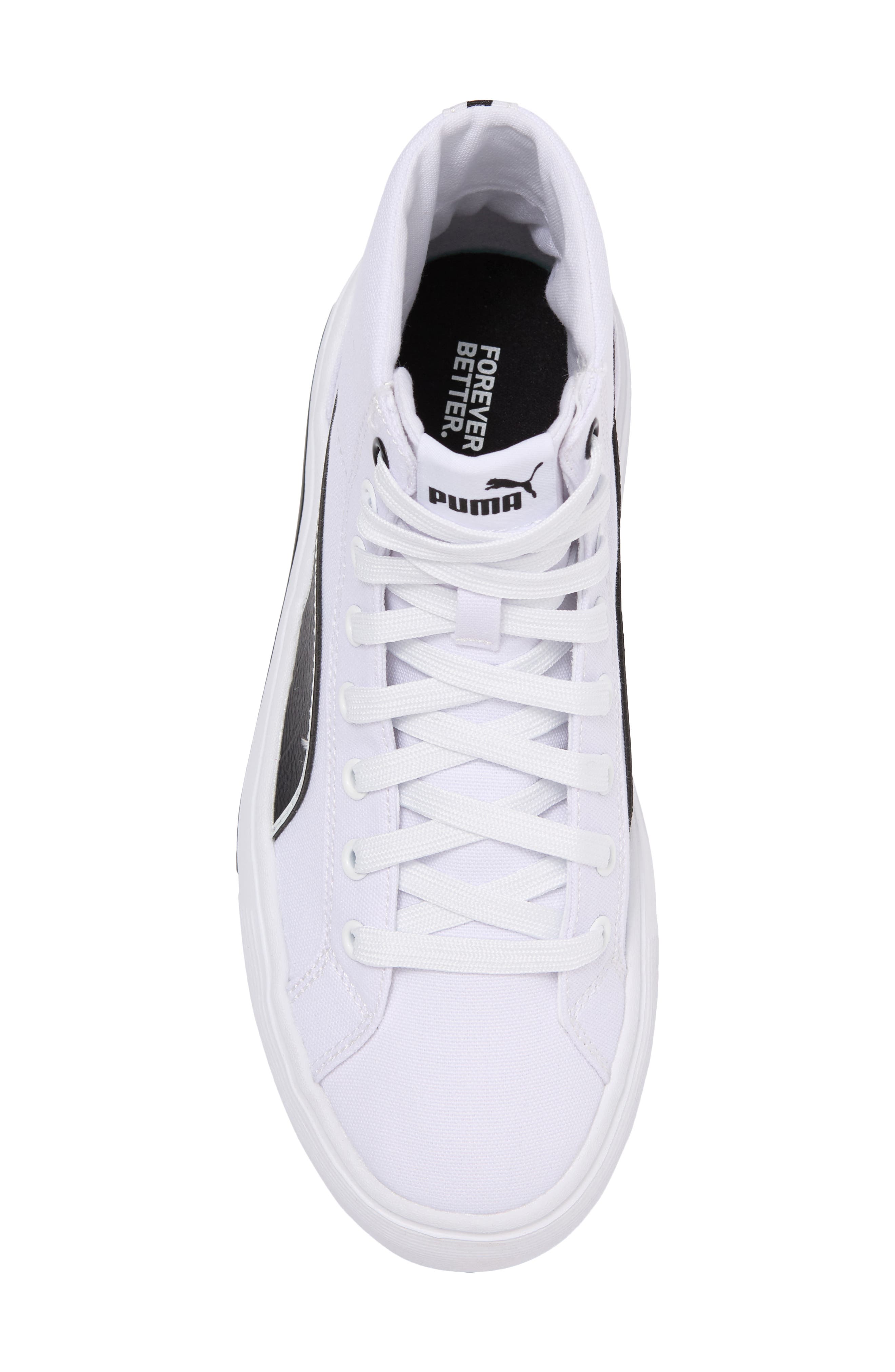 Kaia 2.0 Mid Top Sneaker, Alternate, color, WHITE