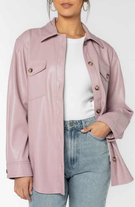 Eleanor Faux Leather Shacket