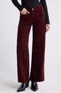Mavi Jeans Paloma High Waist Wide Leg Corduroy Pants