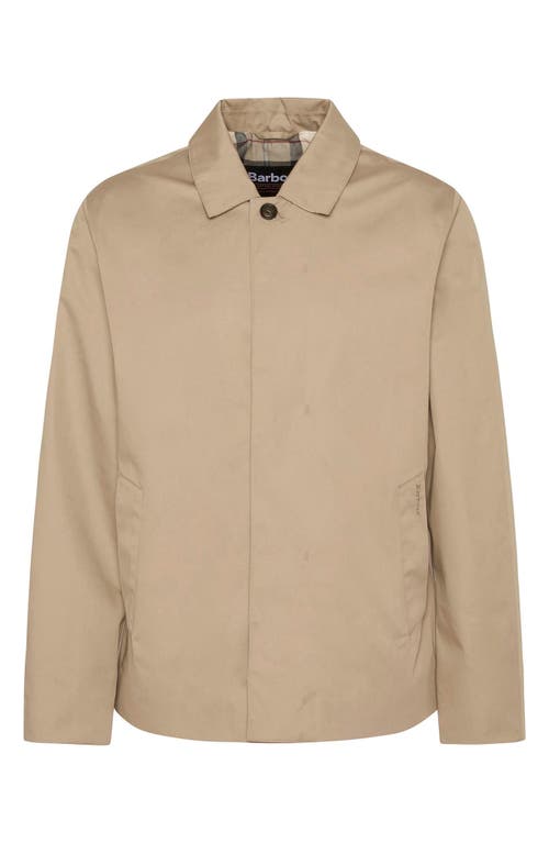 Barbour Short Regular Fit Rokig Waterproof Jacket In Washed Stone