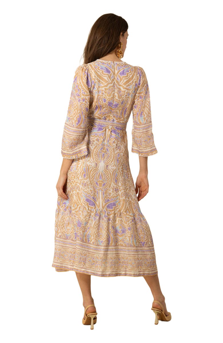 Hale Bob Davina Linen Dress, Alternate, color, 