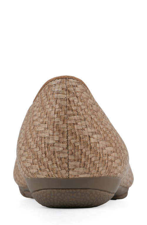Cliffs By White Mountain Gutsy Woven Loafer In Tan Raffia Pu