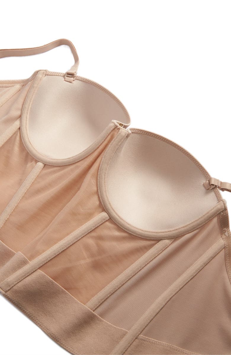 Betsey Johnson Forever Perfect Convertible Underwire Bustier, Alternate, color, 