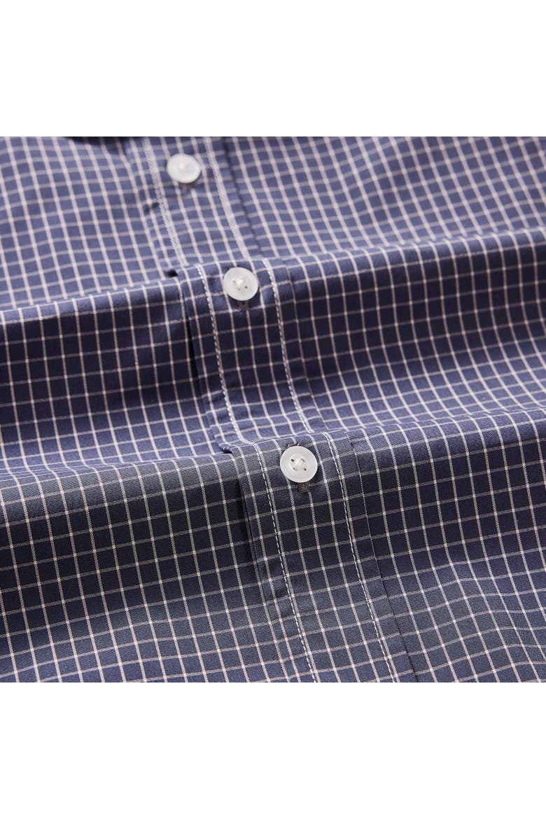 Men’s Big and Tall Stanton Shirt ,Tailored Fit short Sleeves, Performance Fabric & Ventilated Armholes, Alternate, color, black-and-white-check