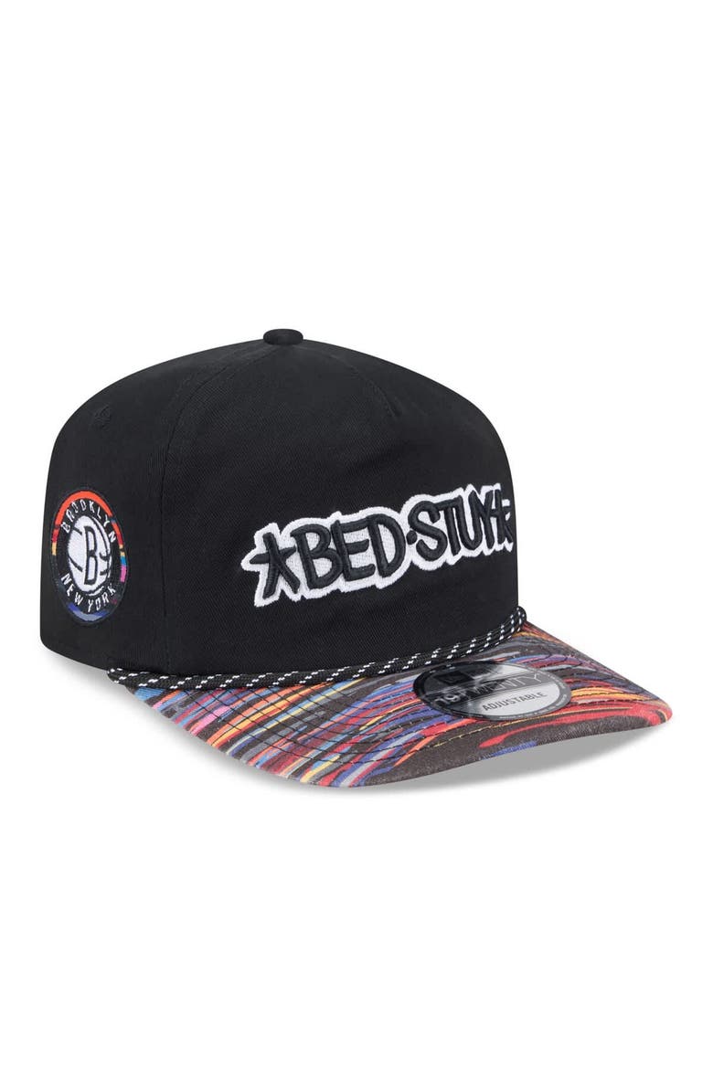 Men's New Era Black Brooklyn Nets 2025/26 City Edition 19TWENTY Adjustable Hat, Main, color, Black