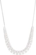 Nadri Crushed Pavé Frontal Necklace