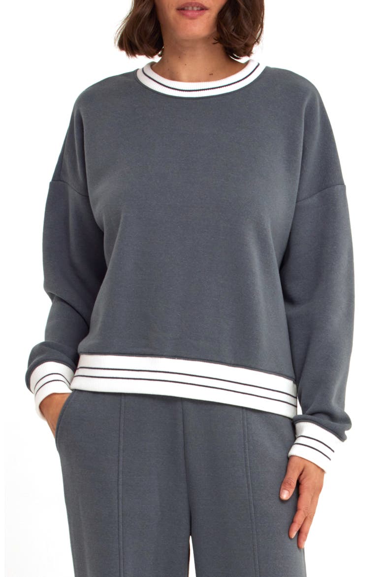 Triblend Fleece Sweatshirt, Main, color, RAINDROP/ STARGAZER