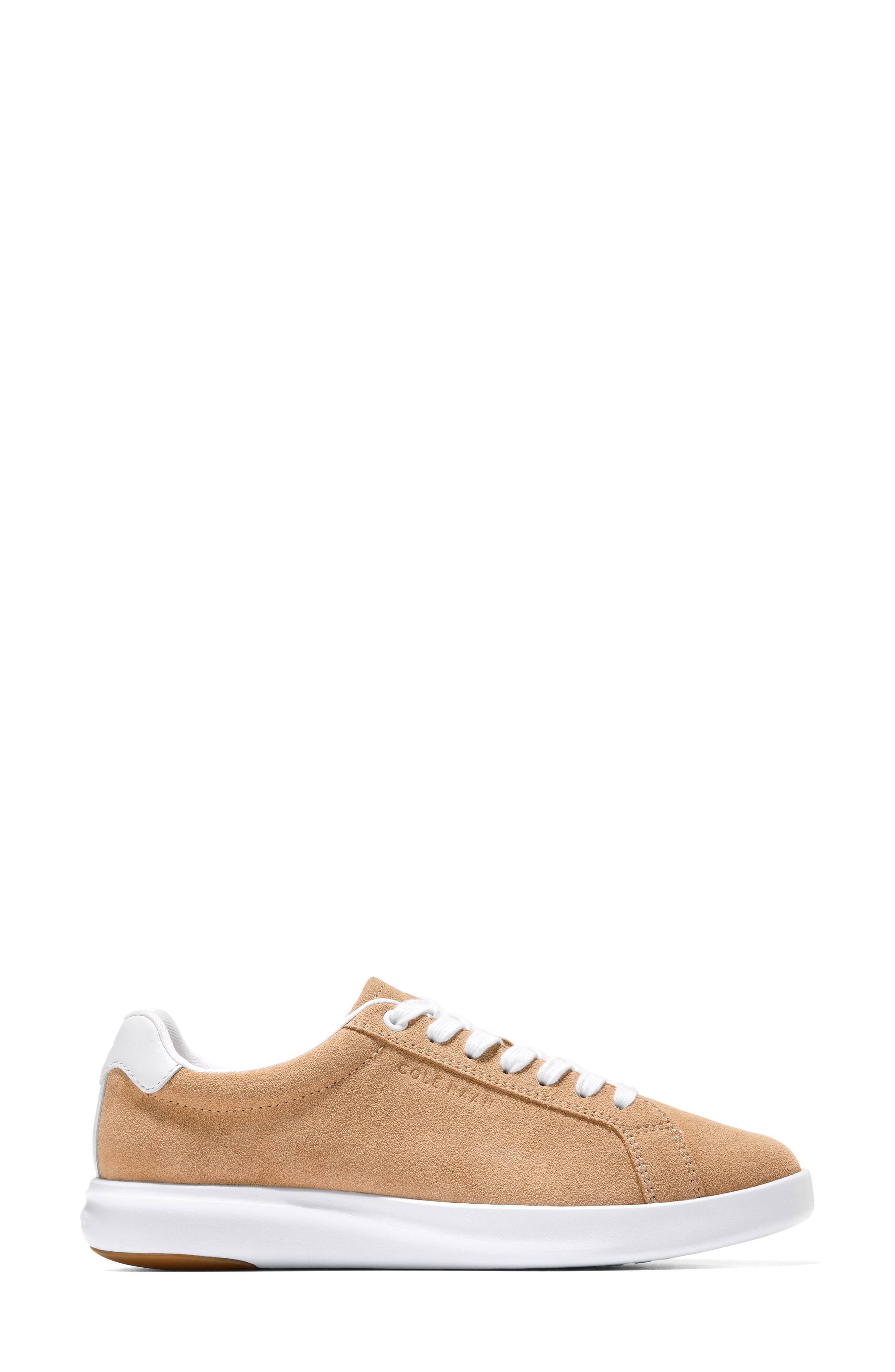 Grand Crosscourt Tennis Shoe, Alternate, color, TUSCAN SAND SUEDE/ WHITE