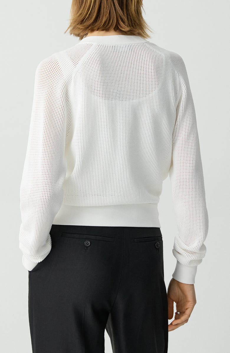 Theory Pointelle Bomber Jacket, Alternate, color, 