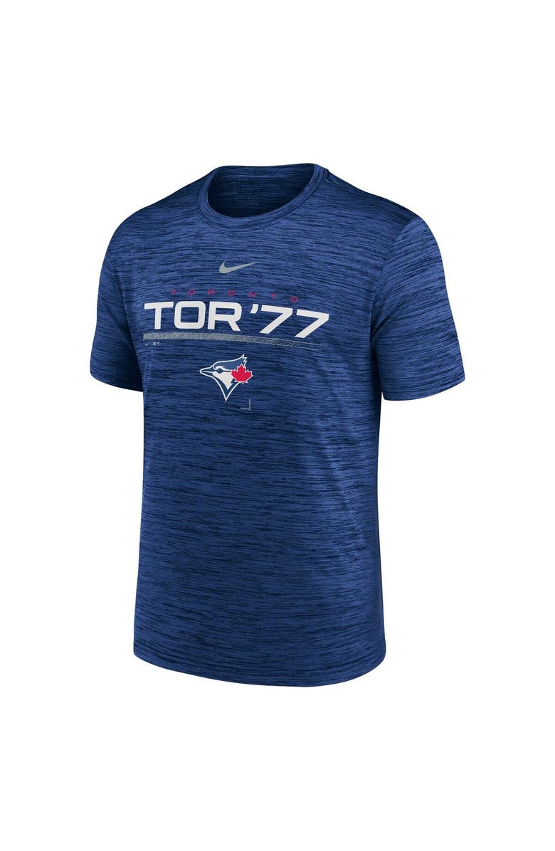 Nike Men's Nike Royal Toronto Blue Jays Wordmark Velocity Performance T-Shirt, Alternate, color, 