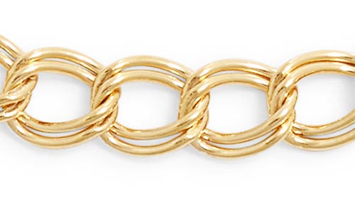 Nashelle Curb Chain Bracelet In Gold Fill