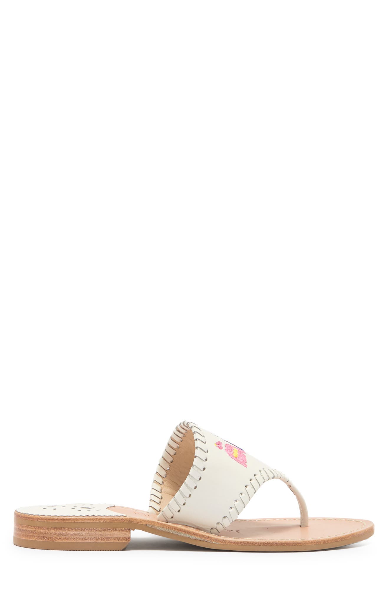 Jack Rogers Embroidered Jockey Sandal, Alternate, color, 