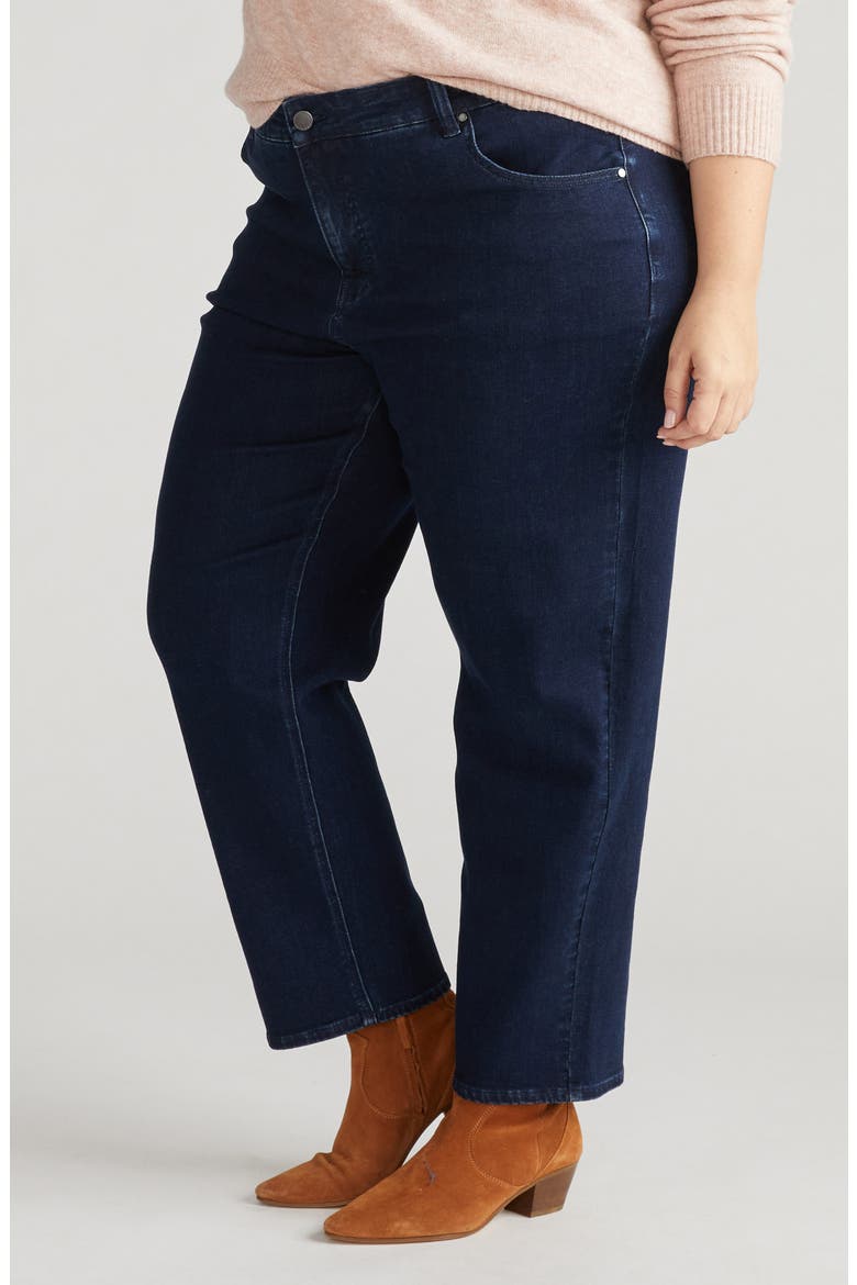 Seine Straight Leg Jeans, Alternate, color, DARK INDIGO