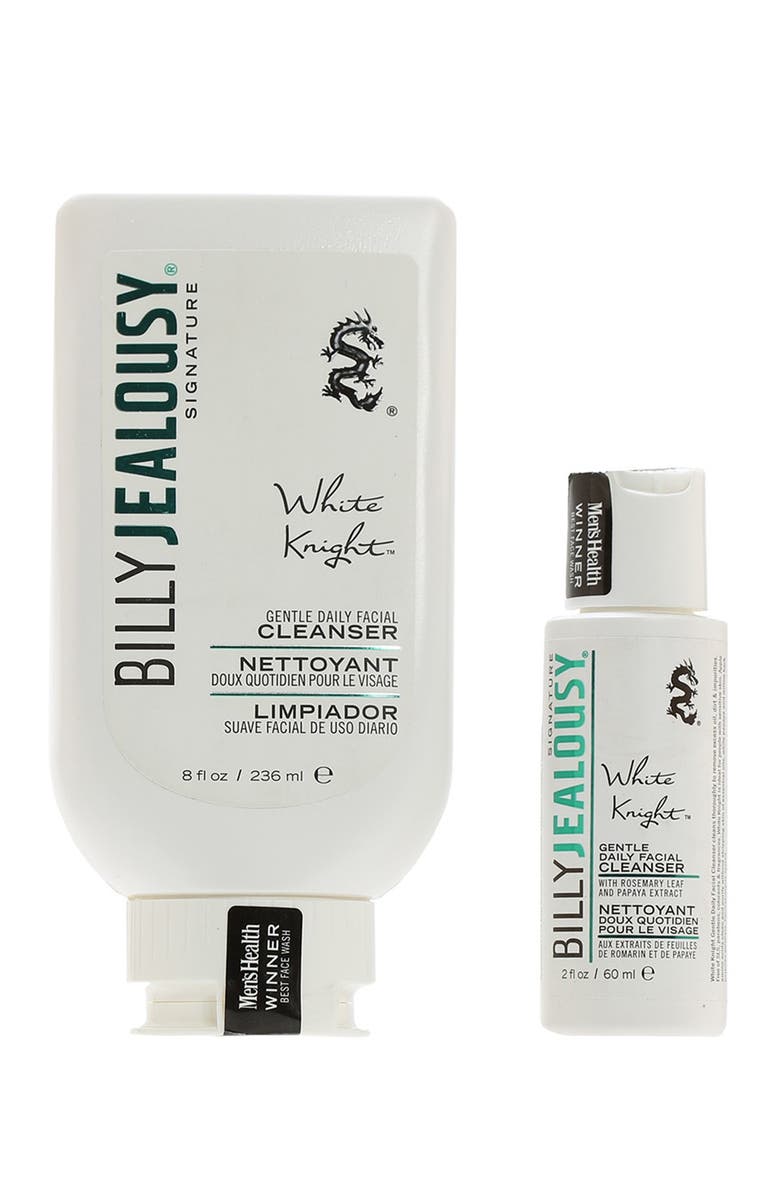 Billy Jealousy 2-Piece White Knight Daily Facial Cleanser Set, Main, color, 