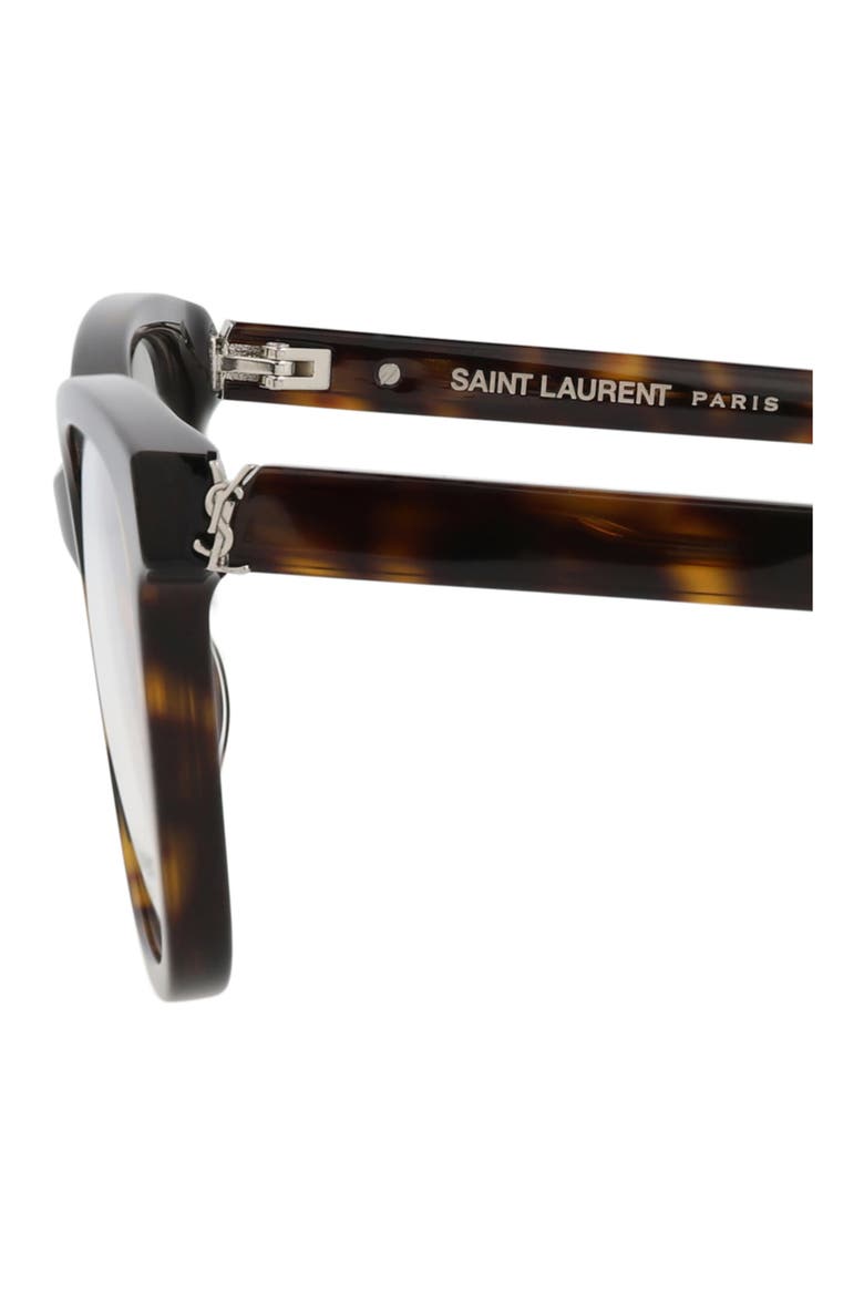 53mm Cat Eye Optical Frames, Alternate, color, HAVANA HAVANA TRANSPARENT