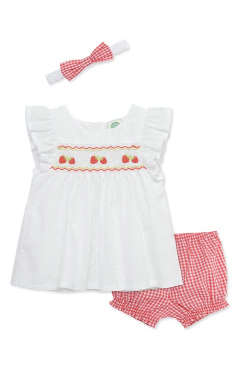 Kids' Strawberry Sunsuit Set (Baby)