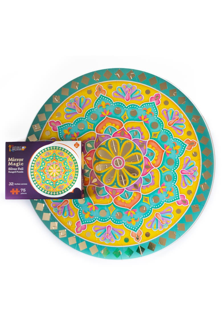 Mirror Magic 75 Piece Floor Puzzle, Ages 4+, Alternate, color, Multicolored