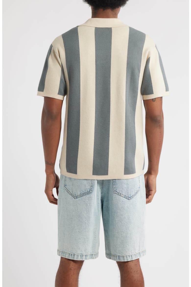 Stripe Knit Soccer Jersey, Alternate, color, BLUE