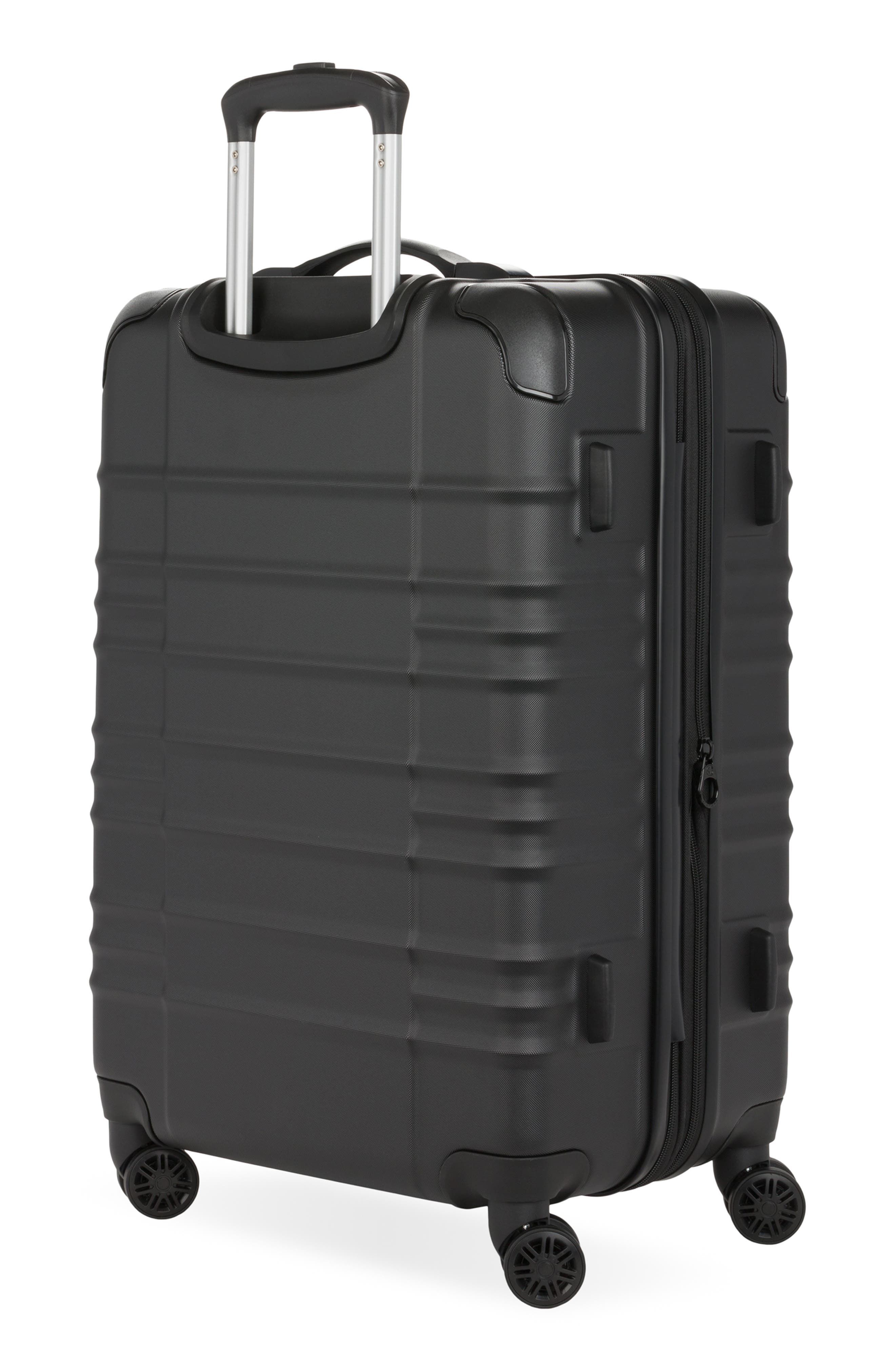 SWISSGEAR 24-Inch Hardside Spinner Carry-On Suitcase, Alternate, color, Black