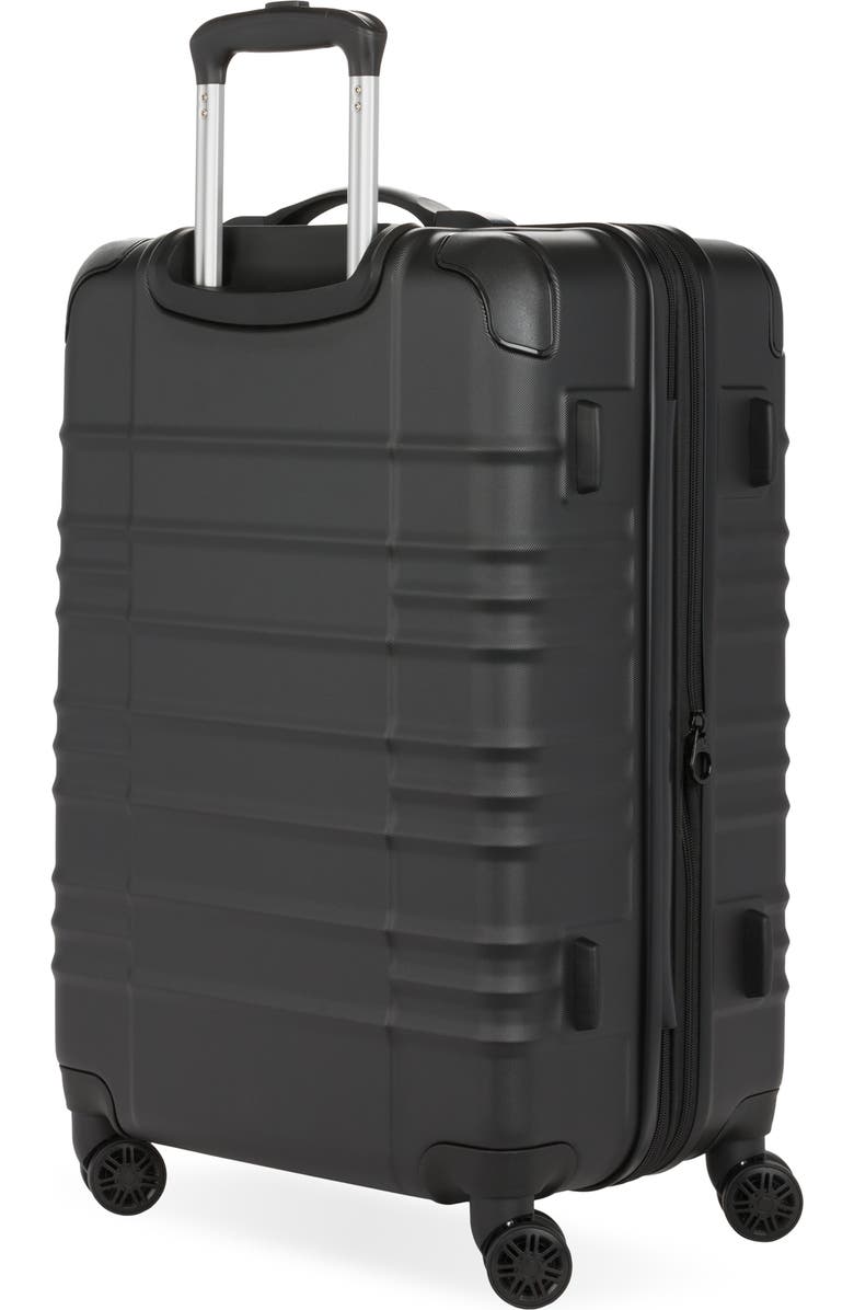 SWISSGEAR 24-Inch Hardside Spinner Carry-On Suitcase, Alternate, color, Black