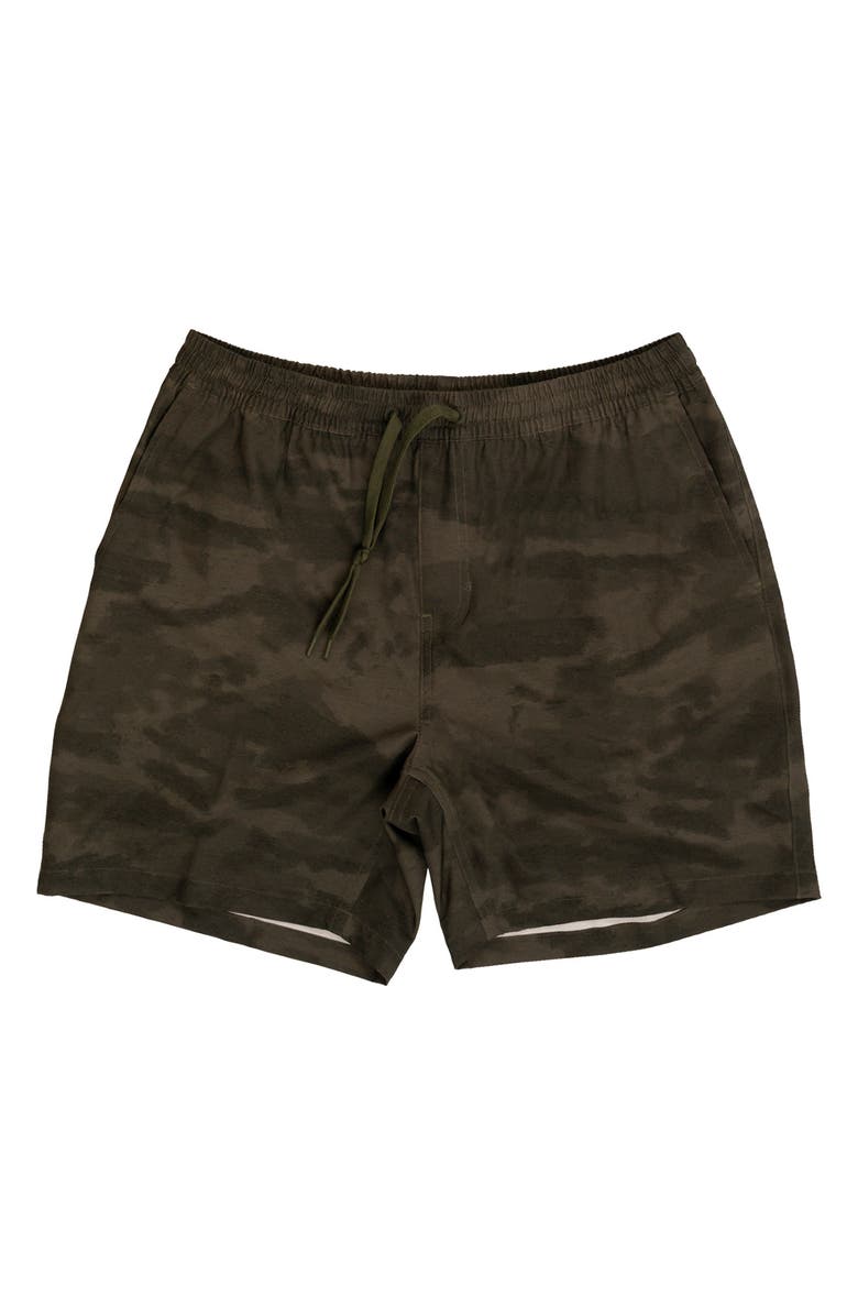 BURNSIDE Hybrid Stretch Shorts, Main, color, Army Shadow